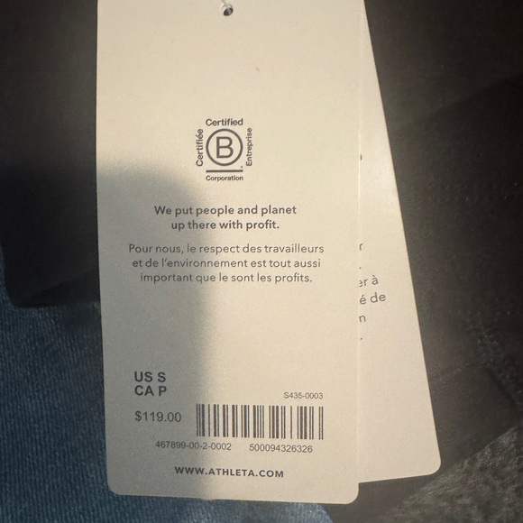 Athleta Rainer Bootcut size small. Nwt - Picture 3 of 3